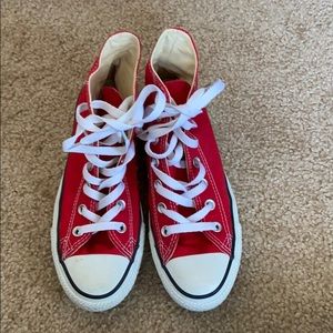 Red Converse All Star High Tops